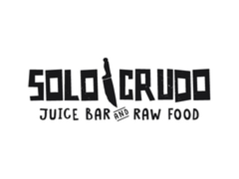SOLO CRUDO JUICE BAR AND RAW FOOD Logo (EUIPO, 13.06.2017)