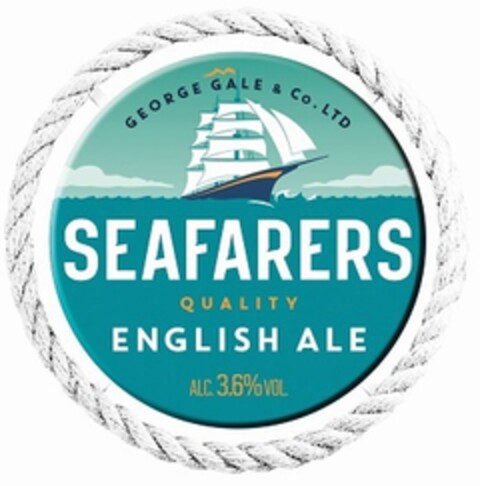 GEORGE GALE & CO. LTD SEAFARERS QUALITY ENGLISH ALE ALC. 3.6% VOL Logo (EUIPO, 22.11.2017)