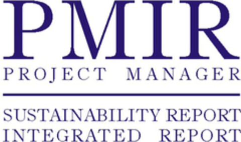 PMIR PROJECT MANAGER SUSTAINABILITY REPORT INTEGRATED REPORT Logo (EUIPO, 08/05/2020)