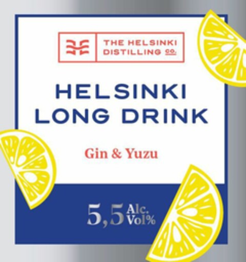 THE HELSINKI DISTILLING CO HELSINKI LONG DRINK Gin & Yuzu 5,5% Logo (EUIPO, 01.04.2021)