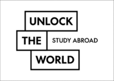 UNLOCK THE WORLD STUDY ABROAD Logo (EUIPO, 06.12.2022)