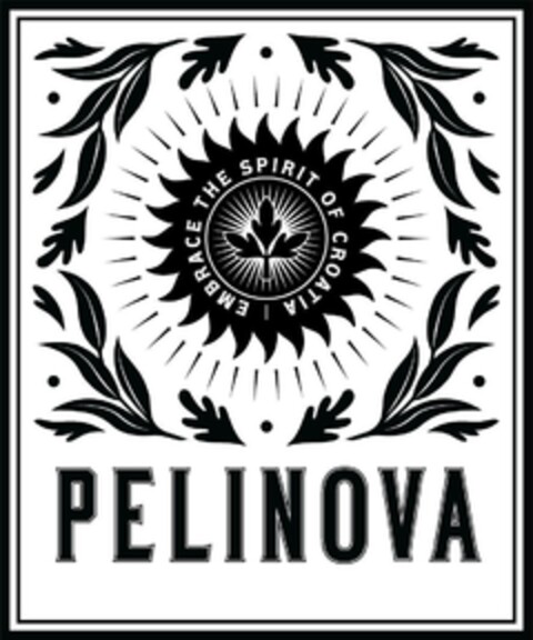 PELINOVA EMBRACE THE SPIRIT OF CROATIA Logo (EUIPO, 11/14/2023)