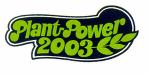 Plant-Power 2003 Logo (EUIPO, 05.12.1997)