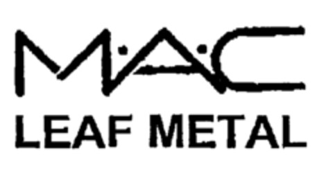 M.A.C LEAF METAL Logo (EUIPO, 29.06.2001)