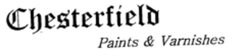 Chesterfield Paints & Varnishes Logo (EUIPO, 29.05.2003)