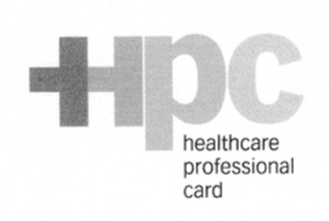 Hpc healthcare professional card Logo (EUIPO, 10/22/2003)