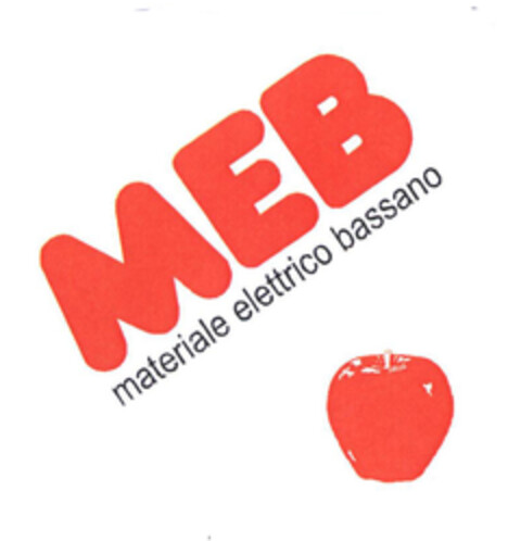 MEB materiale elettrico bassano Logo (EUIPO, 27.10.2003)