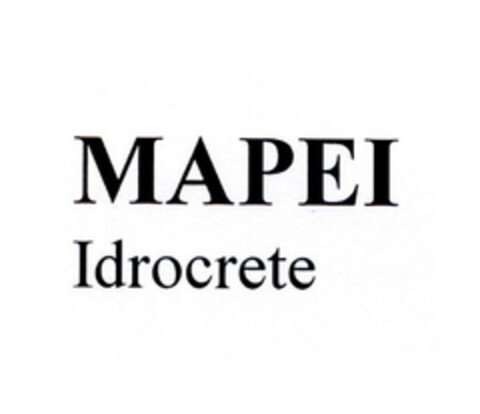MAPEI Idrocrete Logo (EUIPO, 03.08.2006)
