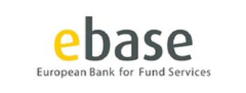 ebase European Bank for Fund Services Logo (EUIPO, 06/23/2009)