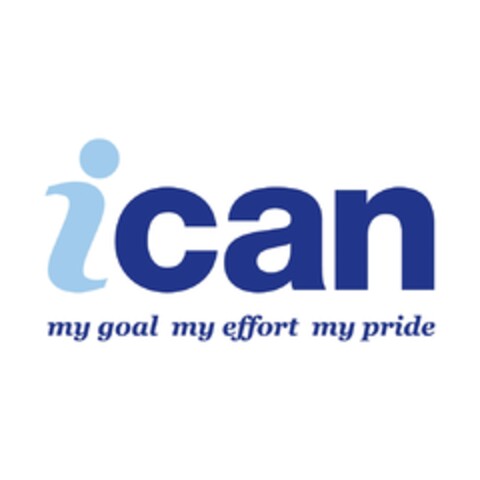 ican my goal my effort my pride Logo (EUIPO, 17.12.2009)