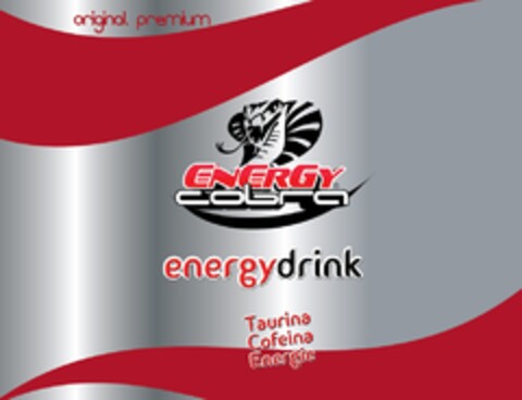 ENERGY COBRA ENERGY DRINK TAURINA COFEINA ENERGIE Logo (EUIPO, 20.04.2011)