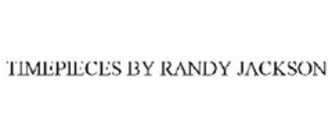 TIMEPIECES BY RANDY JACKSON Logo (EUIPO, 07/17/2012)