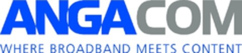 ANGACOM WHERE BROADBAND MEETS CONTENT Logo (EUIPO, 09/28/2012)