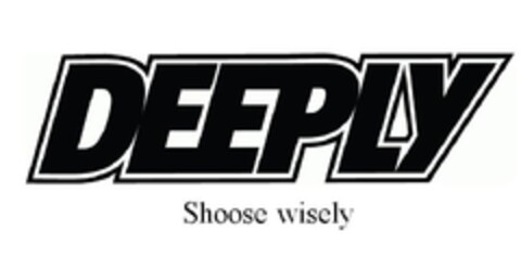 DEEPLY SHOOSE WISELY Logo (EUIPO, 25.07.2013)