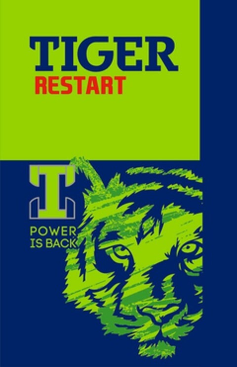 TIGER RESTART T POWER IS BACK Logo (EUIPO, 04.01.2014)