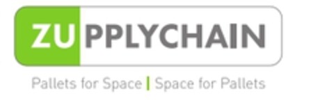 ZUPPLYCHAIN PALLETS FOR SPACE SPACE FOR PALLETS Logo (EUIPO, 09.06.2016)