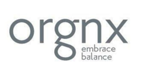 ORGNX EMBRACE BALANCE Logo (EUIPO, 06.11.2017)