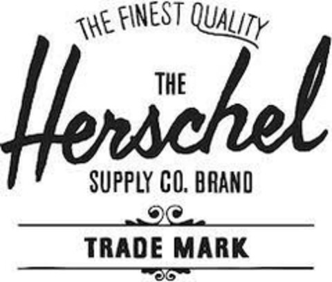THE FINEST QUALITY THE HERSCHEL SUPPLY CO. BRAND TRADE MARK Logo (EUIPO, 02/23/2021)