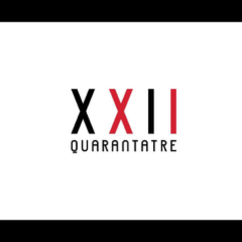 XXIIQUARANTATRE Logo (EUIPO, 03/16/2021)