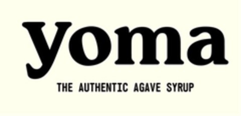 YOMA THE AUTHENTIC AGAVE SYRUP Logo (EUIPO, 23.12.2021)