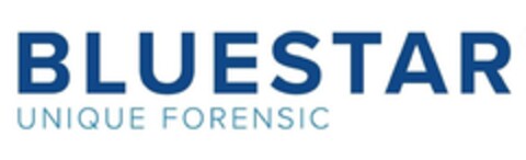 BLUESTAR UNIQUE FORENSIC Logo (EUIPO, 06.04.2023)