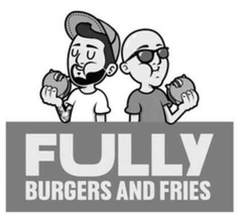 FULLY BURGERS AND FRIES Logo (EUIPO, 27.07.2023)