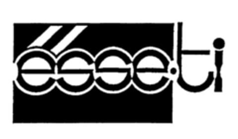 esse·ti Logo (EUIPO, 15.05.1996)