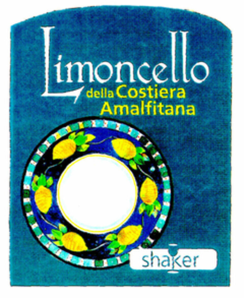 Limoncello della Costiera Amalfitana shaker Logo (EUIPO, 20.10.1999)