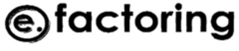 e.factoring Logo (EUIPO, 16.08.2000)