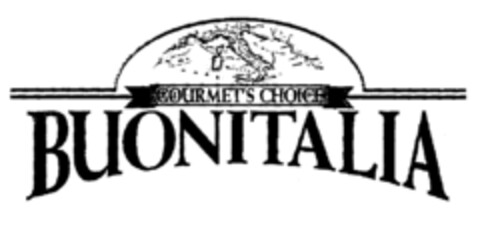 BUONITALIA GOURMET'S CHOICE Logo (EUIPO, 25.09.2000)