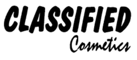 CLASSIFIED Cosmetics Logo (EUIPO, 09.05.2001)