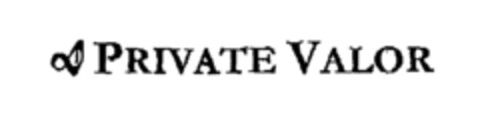 PRIVATE VALOR Logo (EUIPO, 24.10.2001)