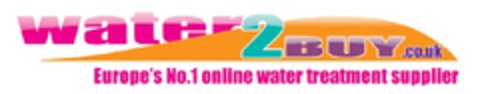 Water2Buy.co.uk Europe's No.1 online water treatment supplier Logo (EUIPO, 26.11.2012)