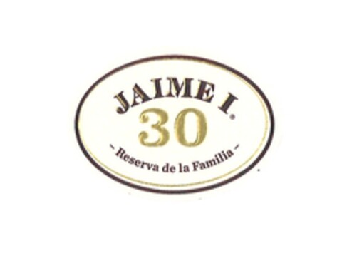 JAIME I 30 - Reserva de la Familia - Logo (EUIPO, 12/27/2013)
