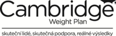 Cambridge Weight Plan skuteční lidé, skutečná podpora, reálné výsledky Logo (EUIPO, 02.06.2014)