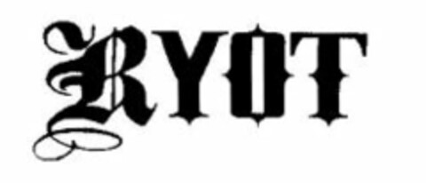 RYOT Logo (EUIPO, 09/01/2014)