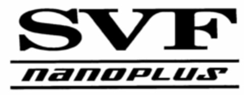 SVF NANOPLUS Logo (EUIPO, 03/31/2015)