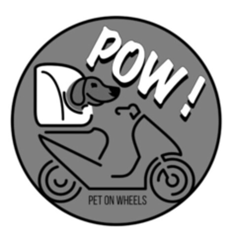 POW! PET ON WHEELS Logo (EUIPO, 07/08/2015)