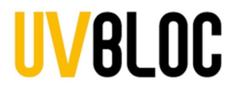 UVBLOC Logo (EUIPO, 07/28/2016)