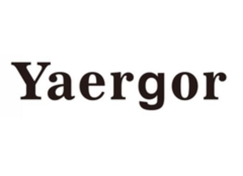 Yaergor Logo (EUIPO, 01/04/2018)