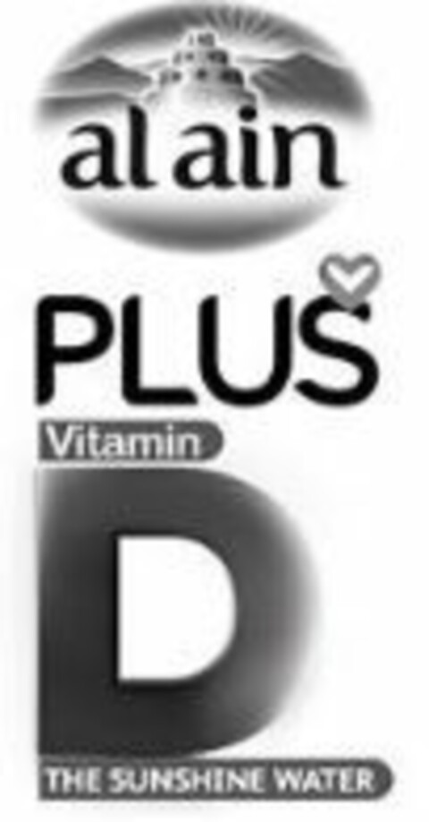 al ain PLUS Vitamin D THE SUNSHINE WATER Logo (EUIPO, 21.06.2018)