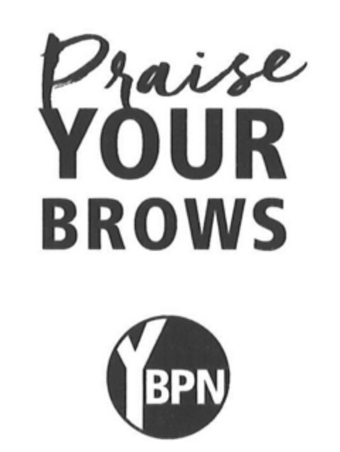 Praise YOUR BROWS YBPN Logo (EUIPO, 09/14/2018)