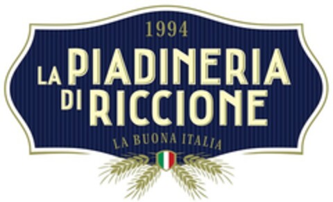 LA PIADINERIA DI RICCIONE 1994 LA BUONA ITALIA Logo (EUIPO, 01/31/2019)