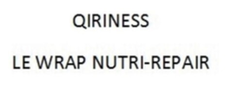 QIRINESS LE WRAP NUTRI-REPAIR Logo (EUIPO, 20.05.2019)