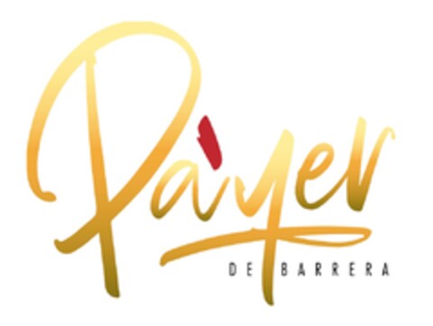 Payer DE BARRERA Logo (EUIPO, 08/03/2020)