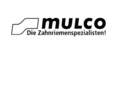 MULCO Die Zahnriemenspezialisten! Logo (EUIPO, 06.10.2020)