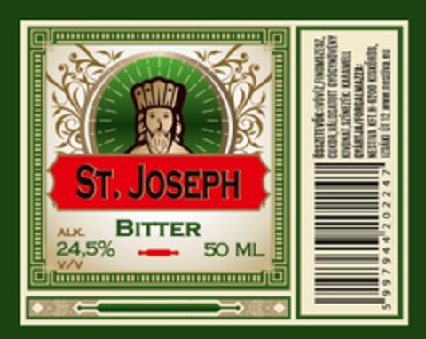 ST.JOSEPH BITTER Logo (EUIPO, 02/21/2021)