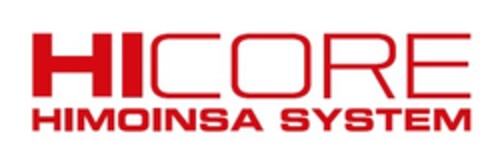 HICORE HIMOINSA SYSTEM Logo (EUIPO, 06/01/2021)