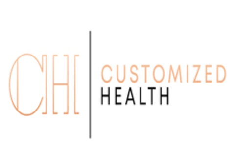 CH CUSTOMIZED HEALTH Logo (EUIPO, 06/20/2022)