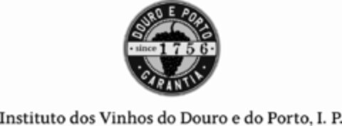 DOURO E PORTO GARANTIA SINCE 1756  Instituto dos Vinhos do Douro e do Porto, I.P. Logo (EUIPO, 06/22/2022)